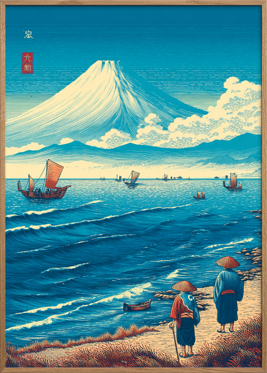 Bølgens kolde hvisken - Oak Frame, No Border