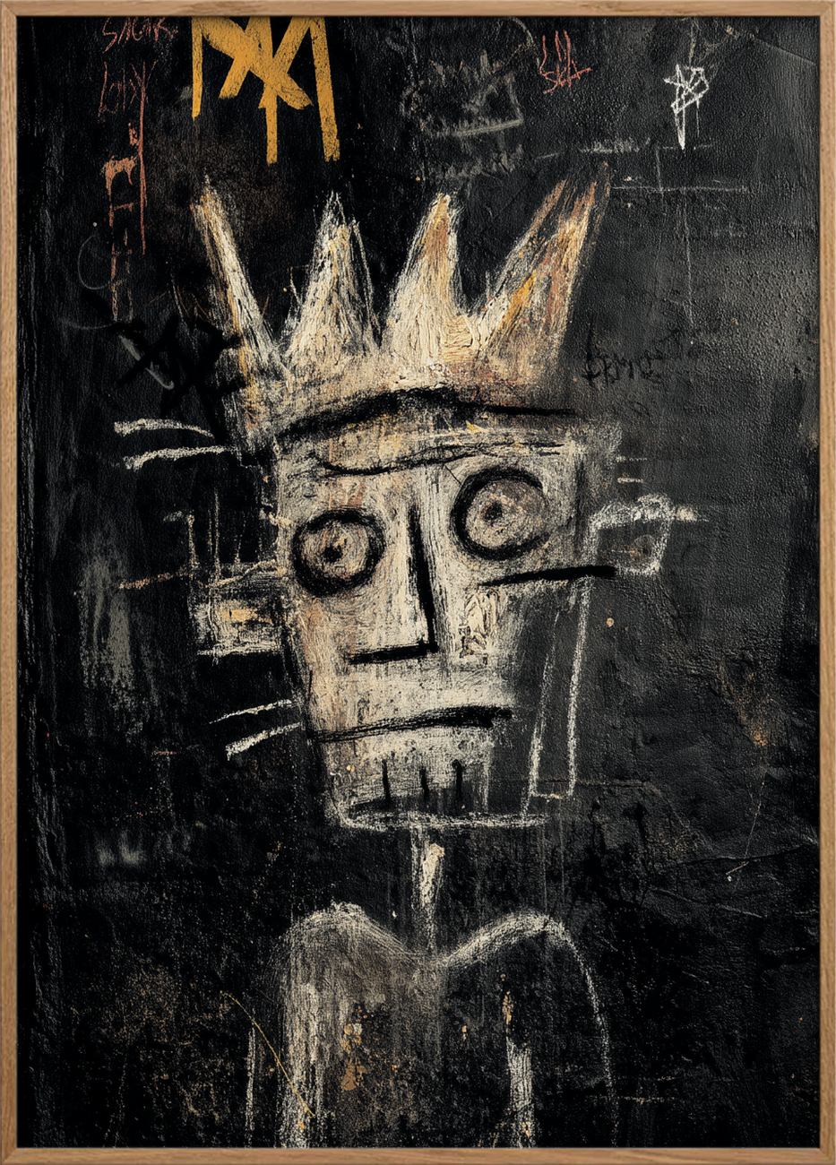 Kronens tyste skrig - Oak Frame, No Border