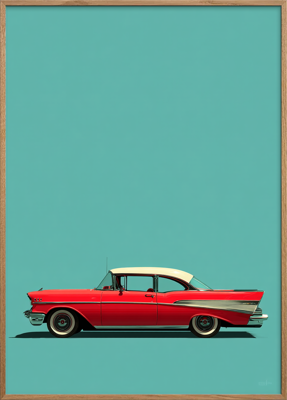 Brummen af frihed - Oak Frame, No Border