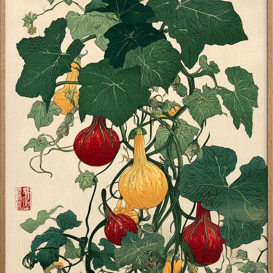 Hængende klang af modenhed - Oak Frame, No Border