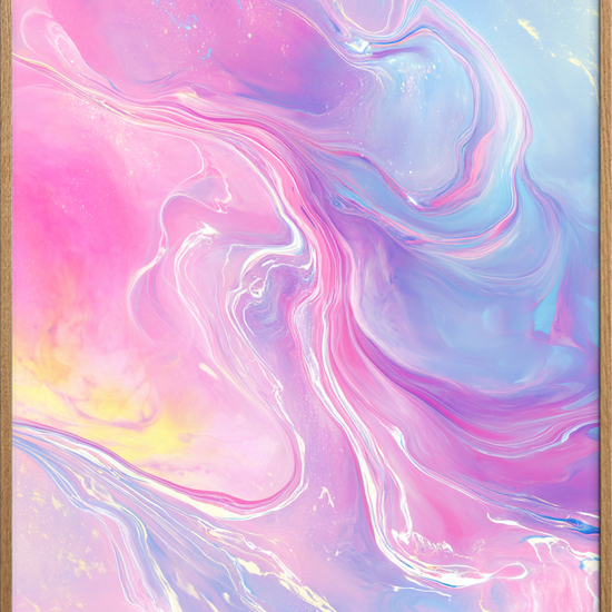 **Lyd af flydende silke** - Oak Frame, No Border