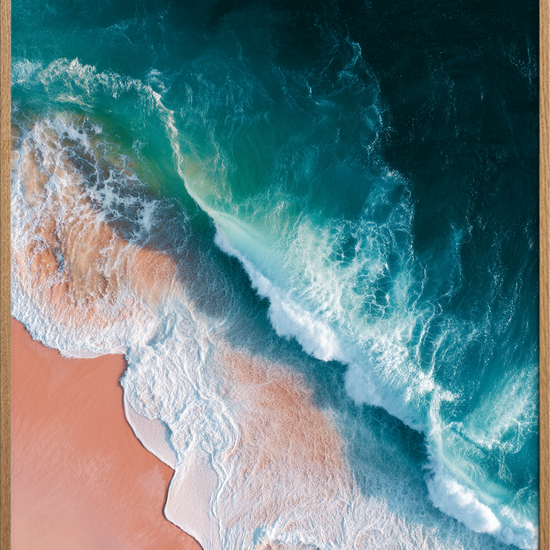 Havets kulde på tungen - Oak Frame, No Border