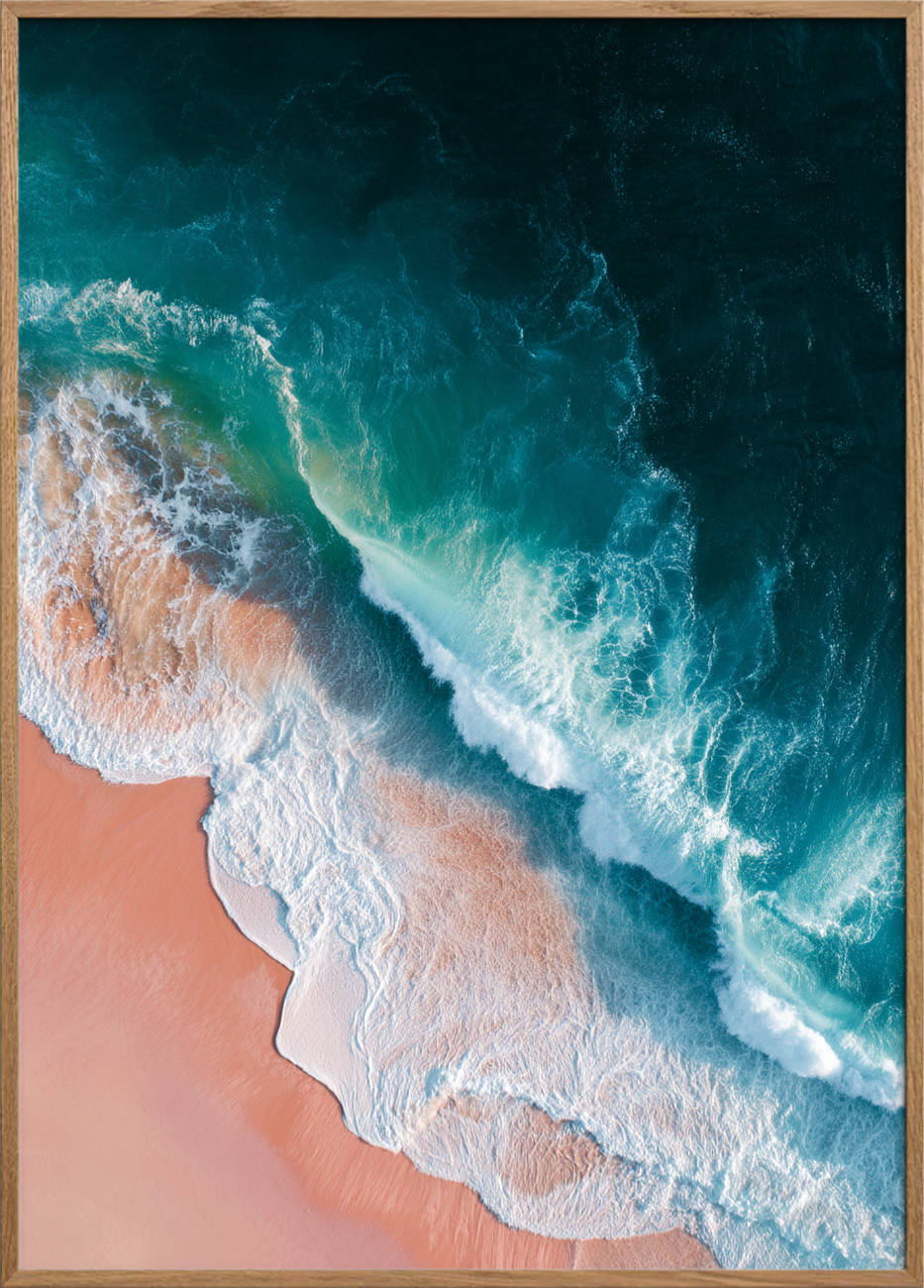 Havets kulde på tungen - Oak Frame, No Border