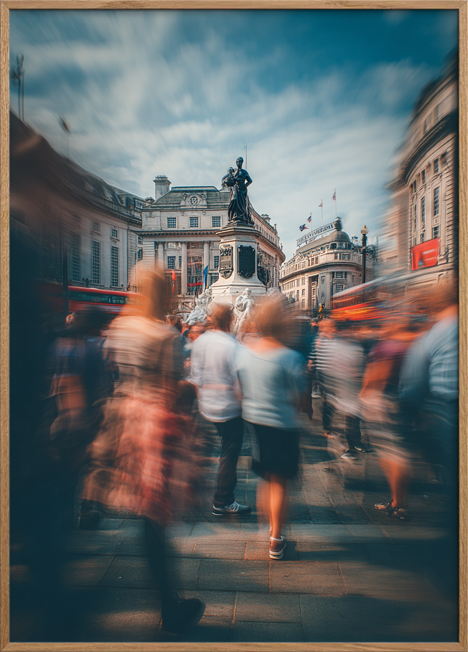 Byens sus af stemmer - Oak Frame, No Border