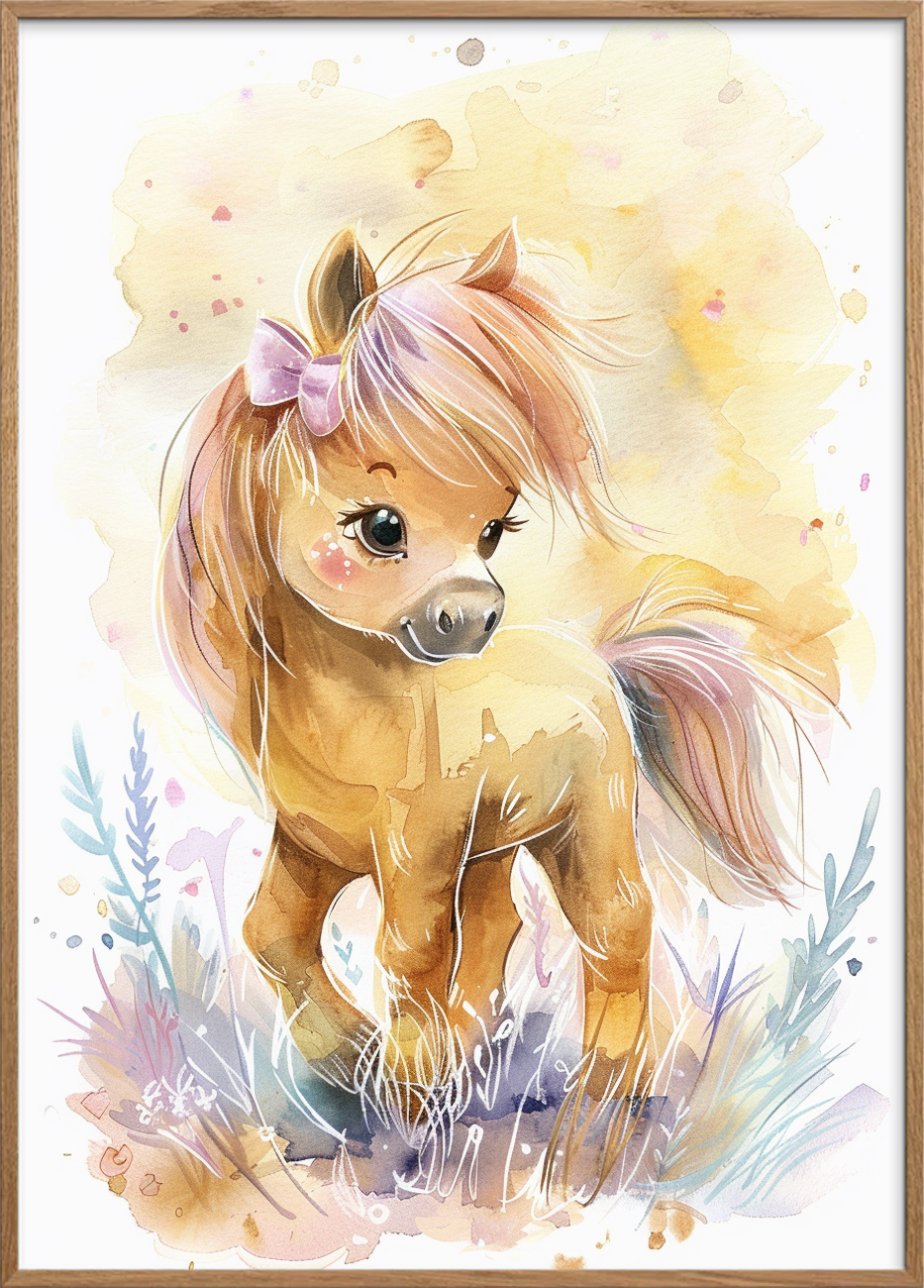 Smag af sommerlys - Oak Frame, No Border