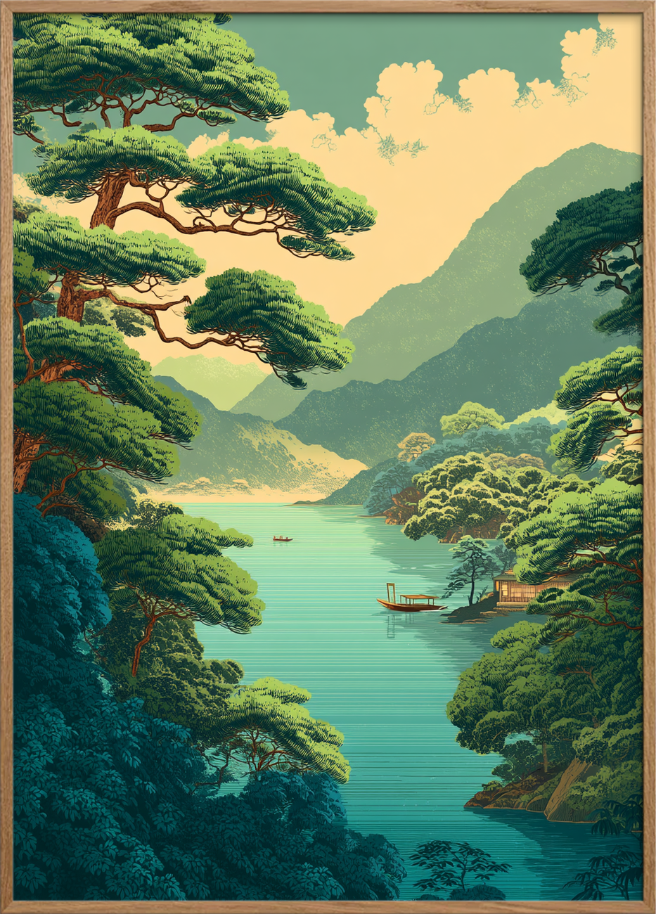 Smagen af morgenlys - Oak Frame, No Border