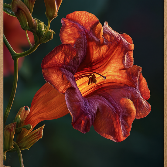 Lysets varme hvisken - Oak Frame, No Border