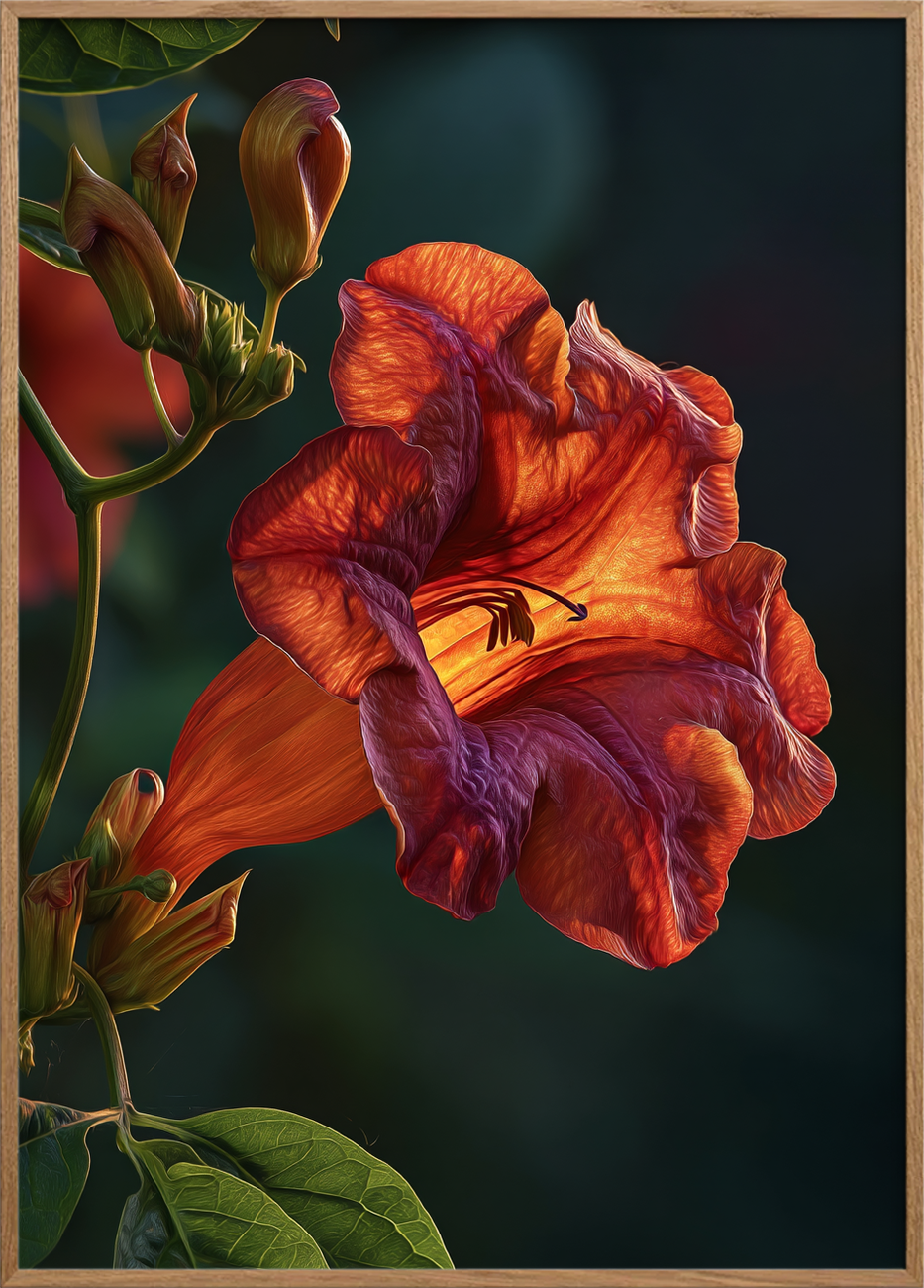 Lysets varme hvisken - Oak Frame, No Border