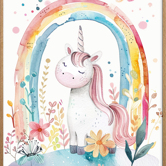 Smagen af regnbuens ro - Oak Frame, No Border