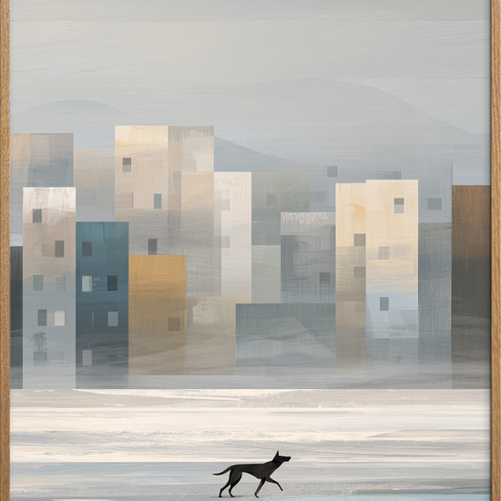 Ekko af ensom vandring - Oak Frame, No Border