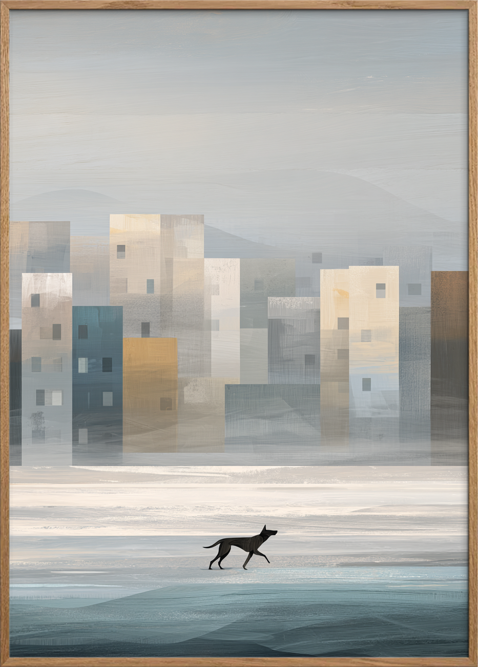 Ekko af ensom vandring - Oak Frame, No Border