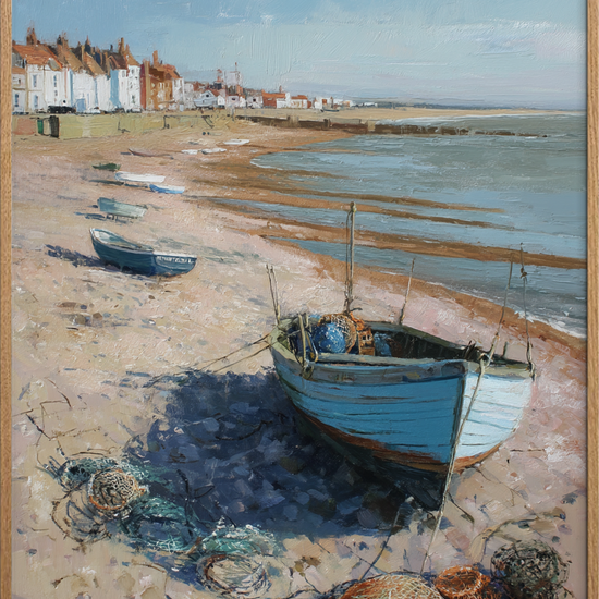 Sandets kølige salte berøring - Oak Frame, No Border