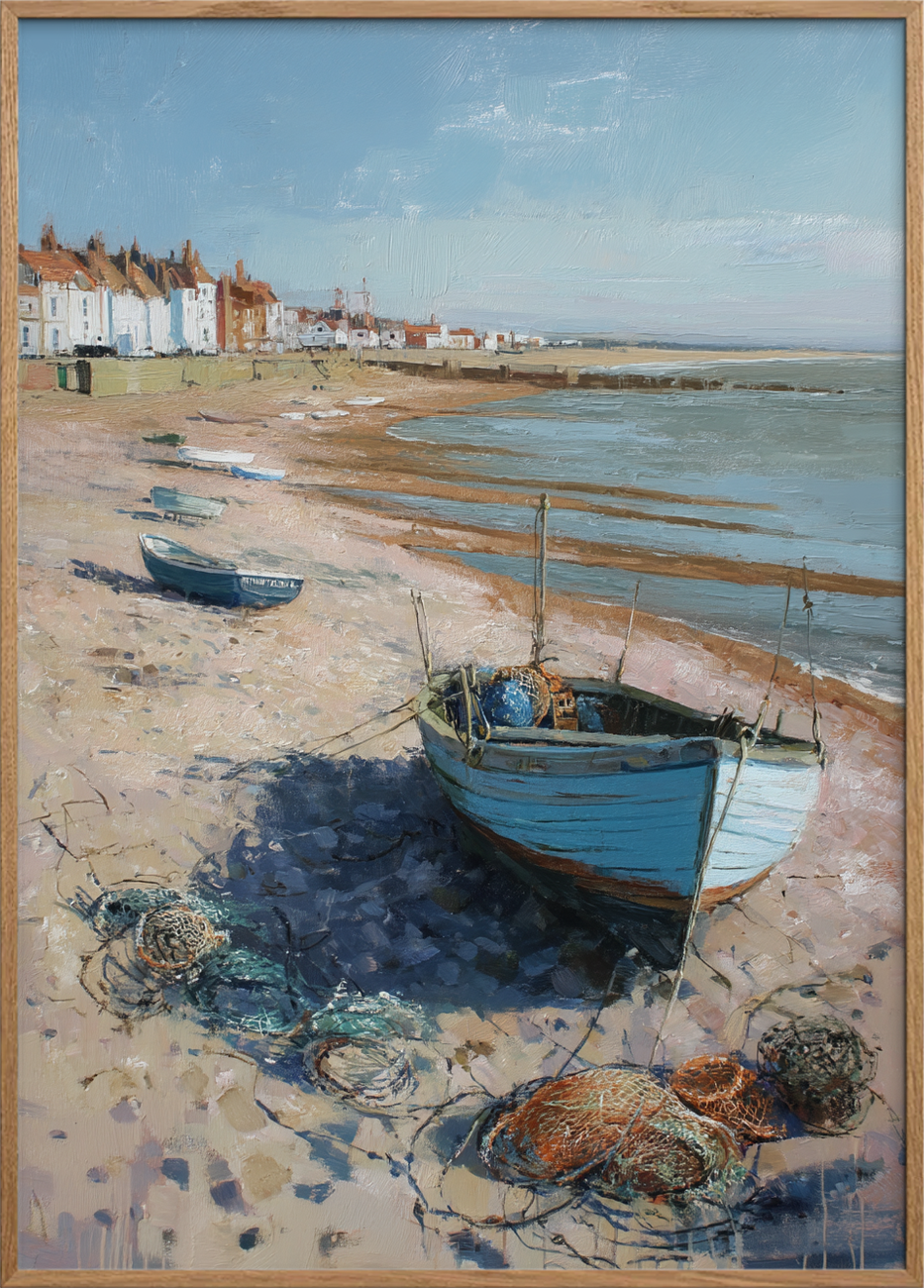 Sandets kølige salte berøring - Oak Frame, No Border