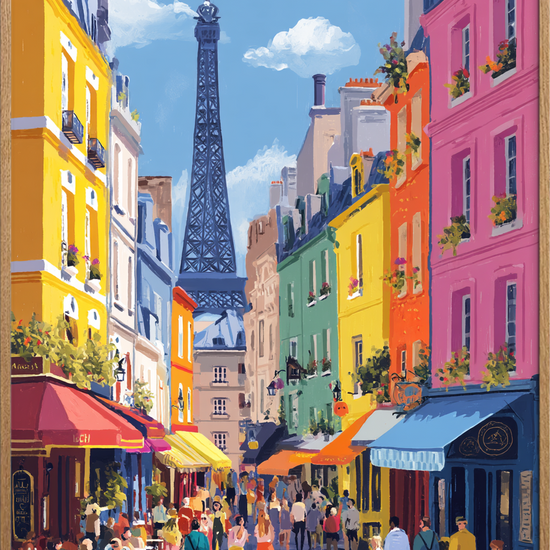 Smagen af sommer - Oak Frame, No Border