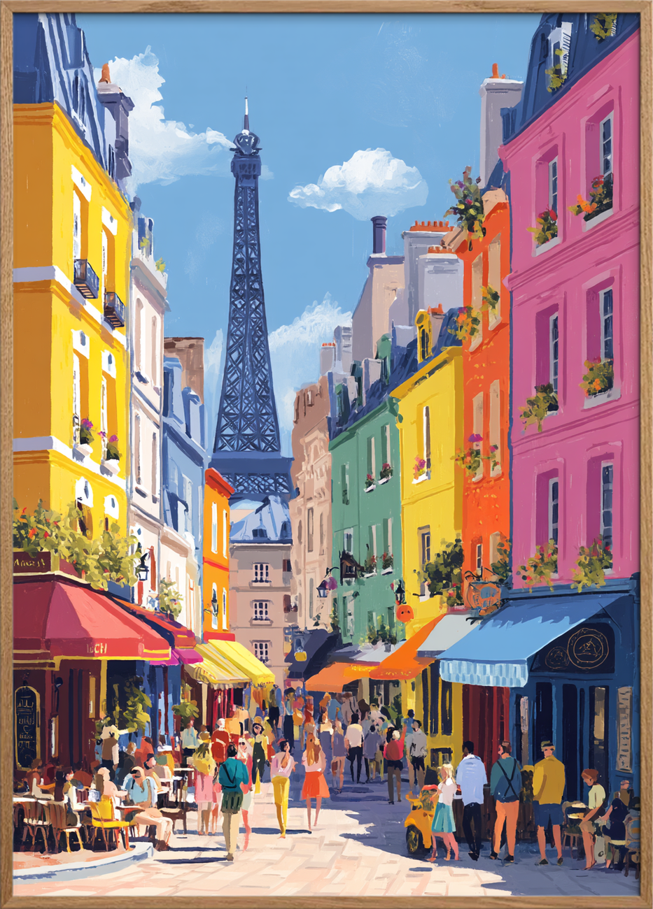 Smagen af sommer - Oak Frame, No Border