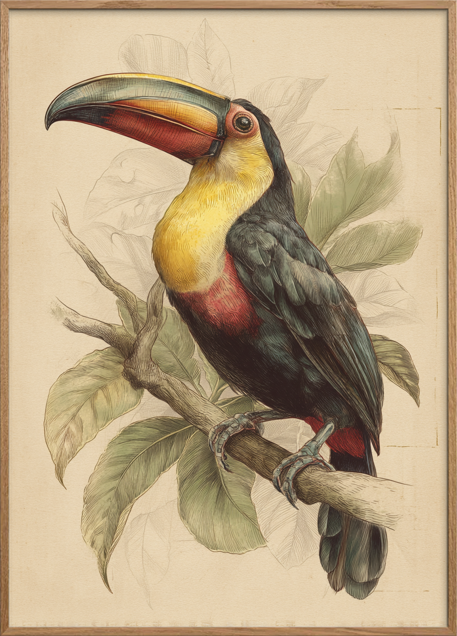 Smag af tropisk regn - Oak Frame, No Border