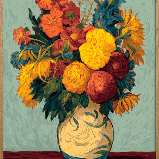 Hviskende farver, varm duft - Oak Frame, No Border