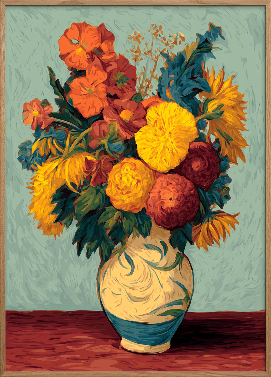 Hviskende farver, varm duft - Oak Frame, No Border