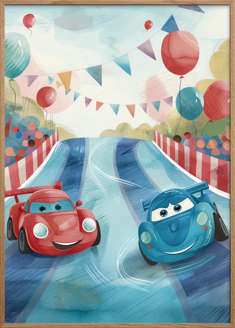 Dæk der synger af fart - Oak Frame, No Border