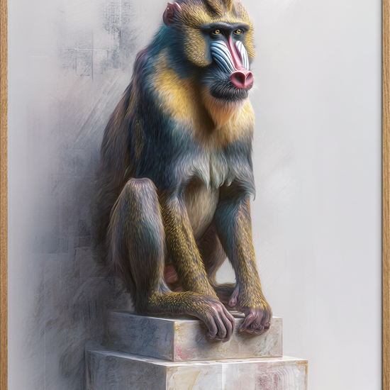 Smagen af tropisk stilhed - Oak Frame, No Border