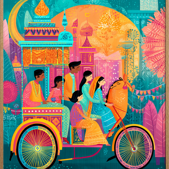 Lyden af farver og hjul - Oak Frame, No Border