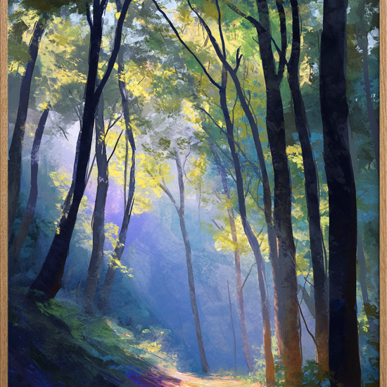 Morgenduggens stille sang - Oak Frame, No Border