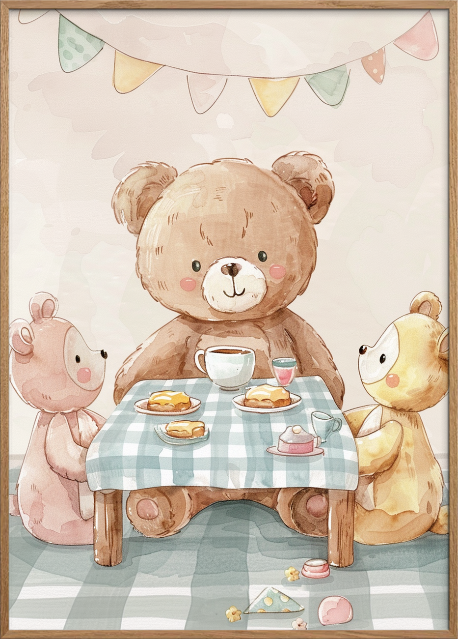 Smagen af barndommens te - Oak Frame, No Border
