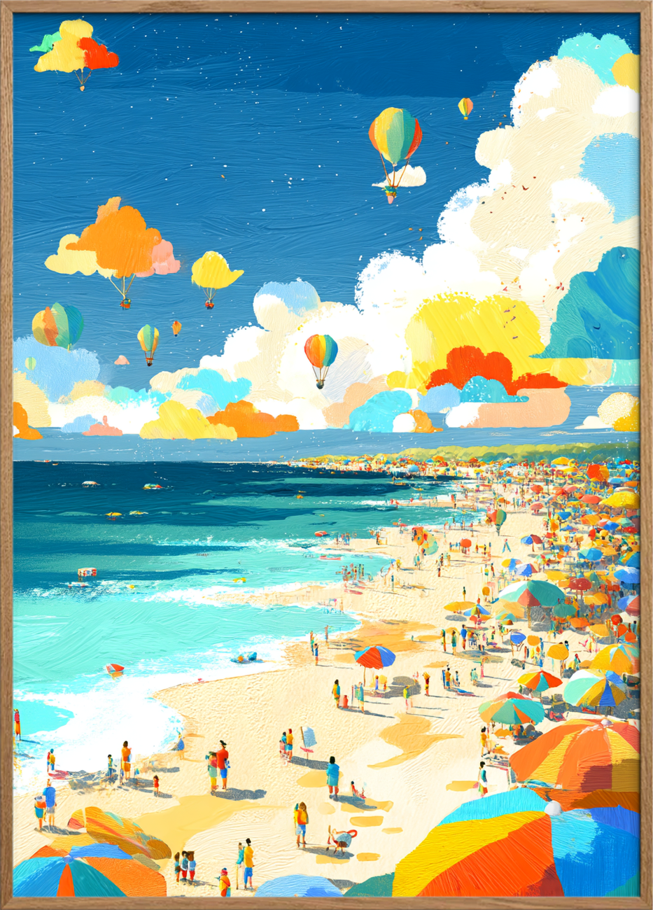 Saltets varme hvisken - Oak Frame, No Border