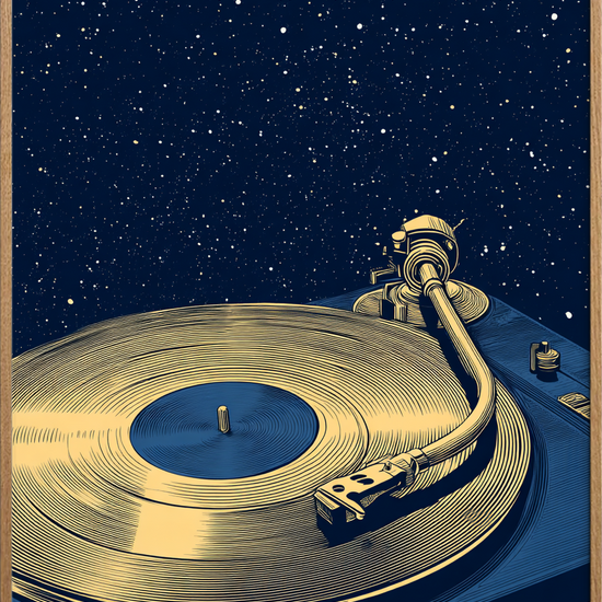 Lyden af stjernestøv - Oak Frame, No Border