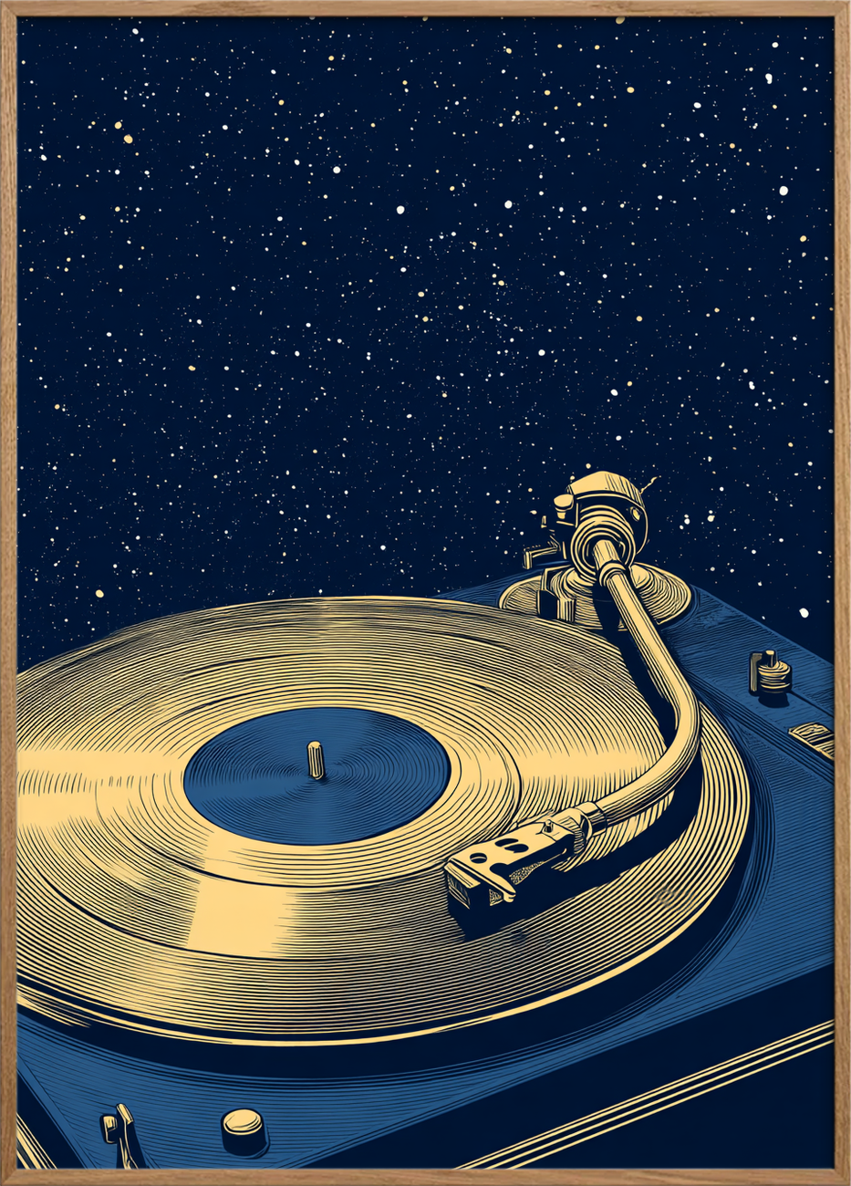 Lyden af stjernestøv - Oak Frame, No Border