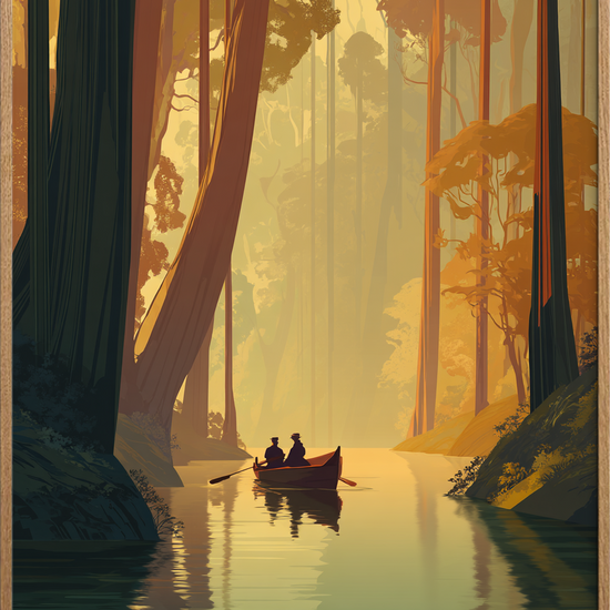 Skovens hvisken - Oak Frame, No Border