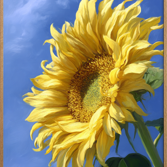 Sommerens gule sus - Oak Frame, No Border