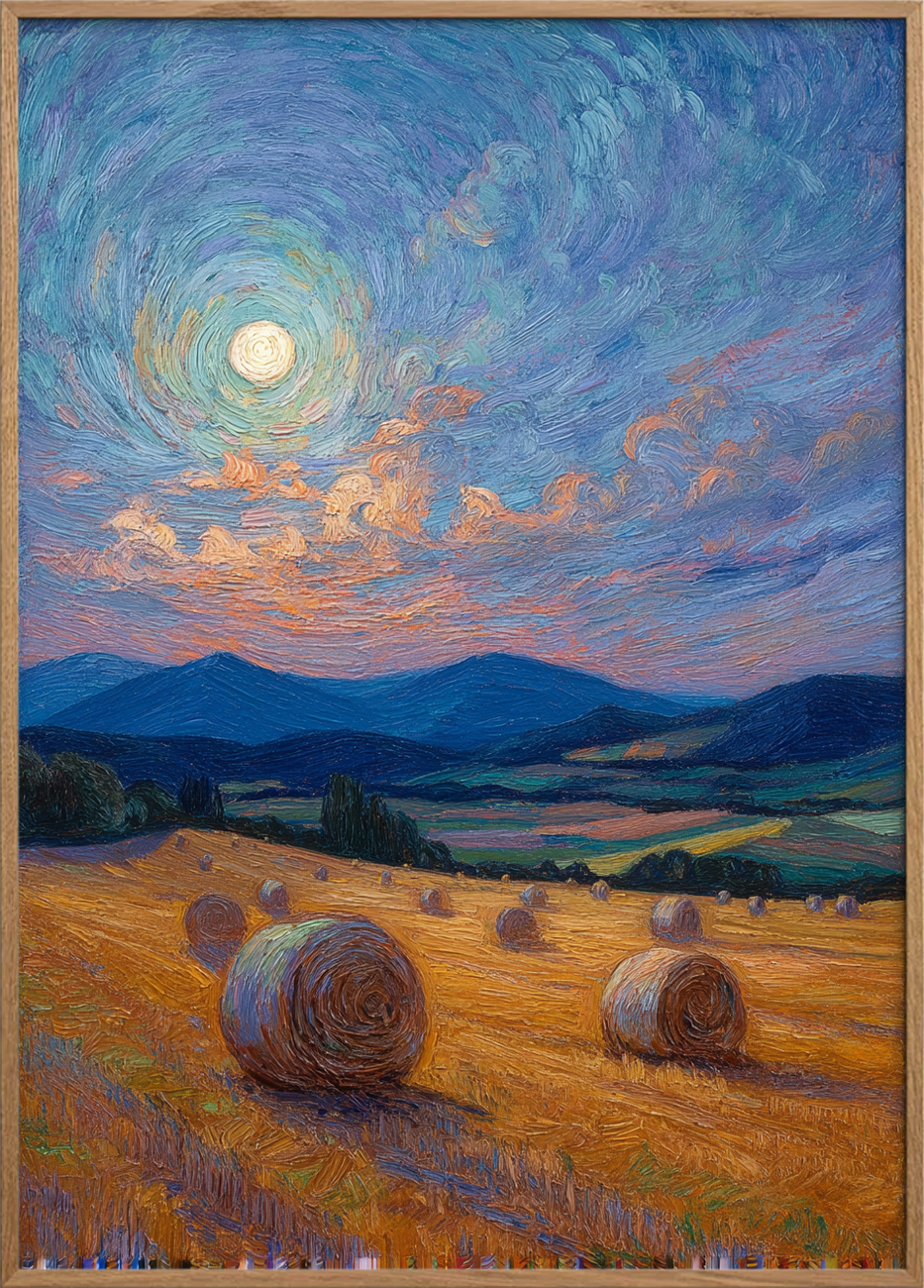 Måneskinsmusik over markerne - Oak Frame, No Border