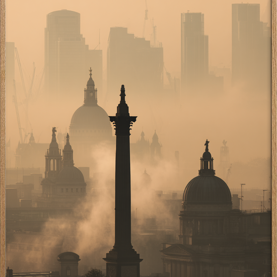 Tågens stille hvisken - Oak Frame, No Border