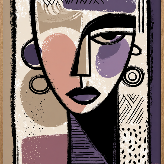 Sus af lavendel og længsel - Oak Frame, No Border