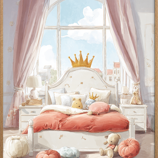 Kongelig hvisken af blødhed - Oak Frame, No Border