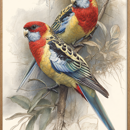 Sang af silke - Oak Frame, No Border