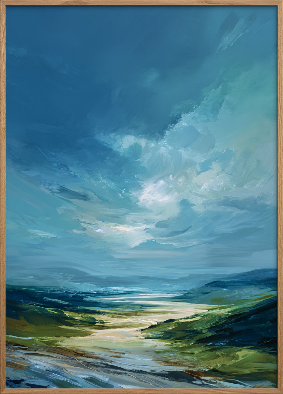 En hånd af kølig luft - Oak Frame, No Border