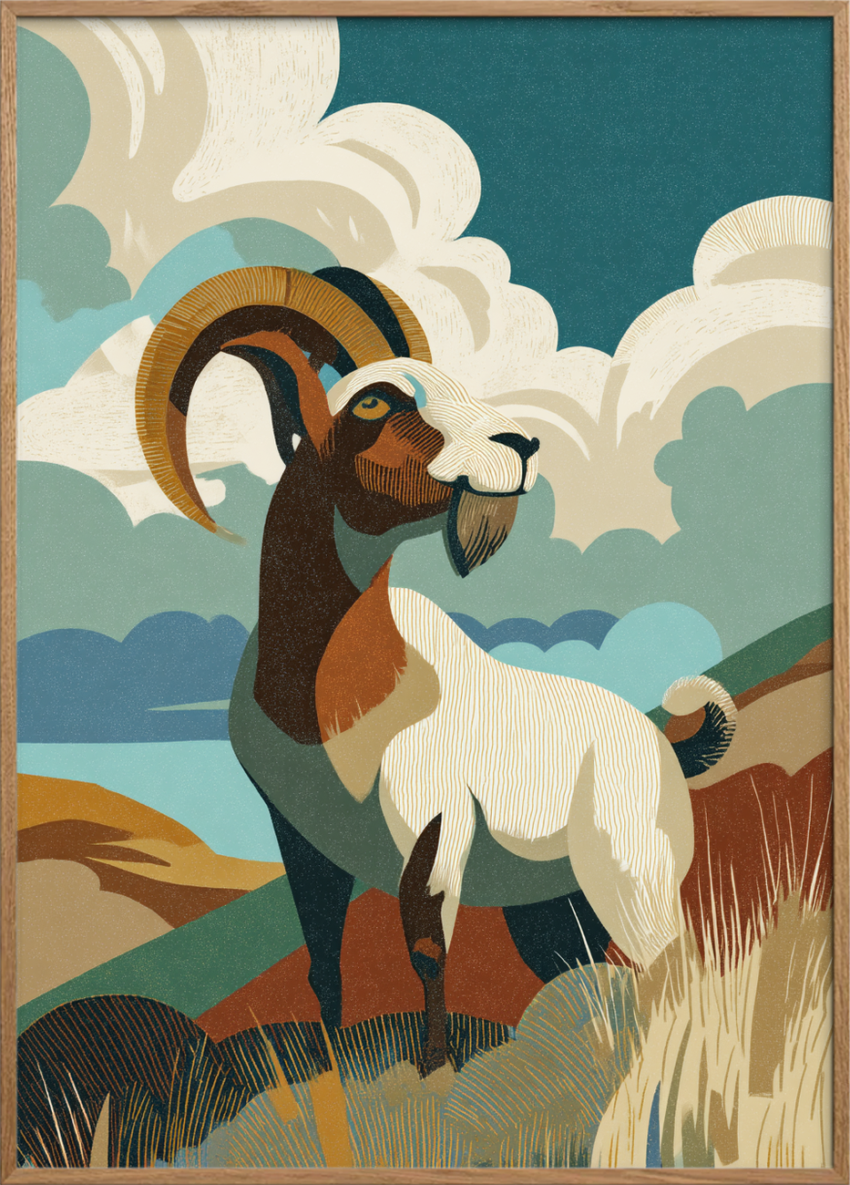 Stenens sagte sang - Oak Frame, No Border