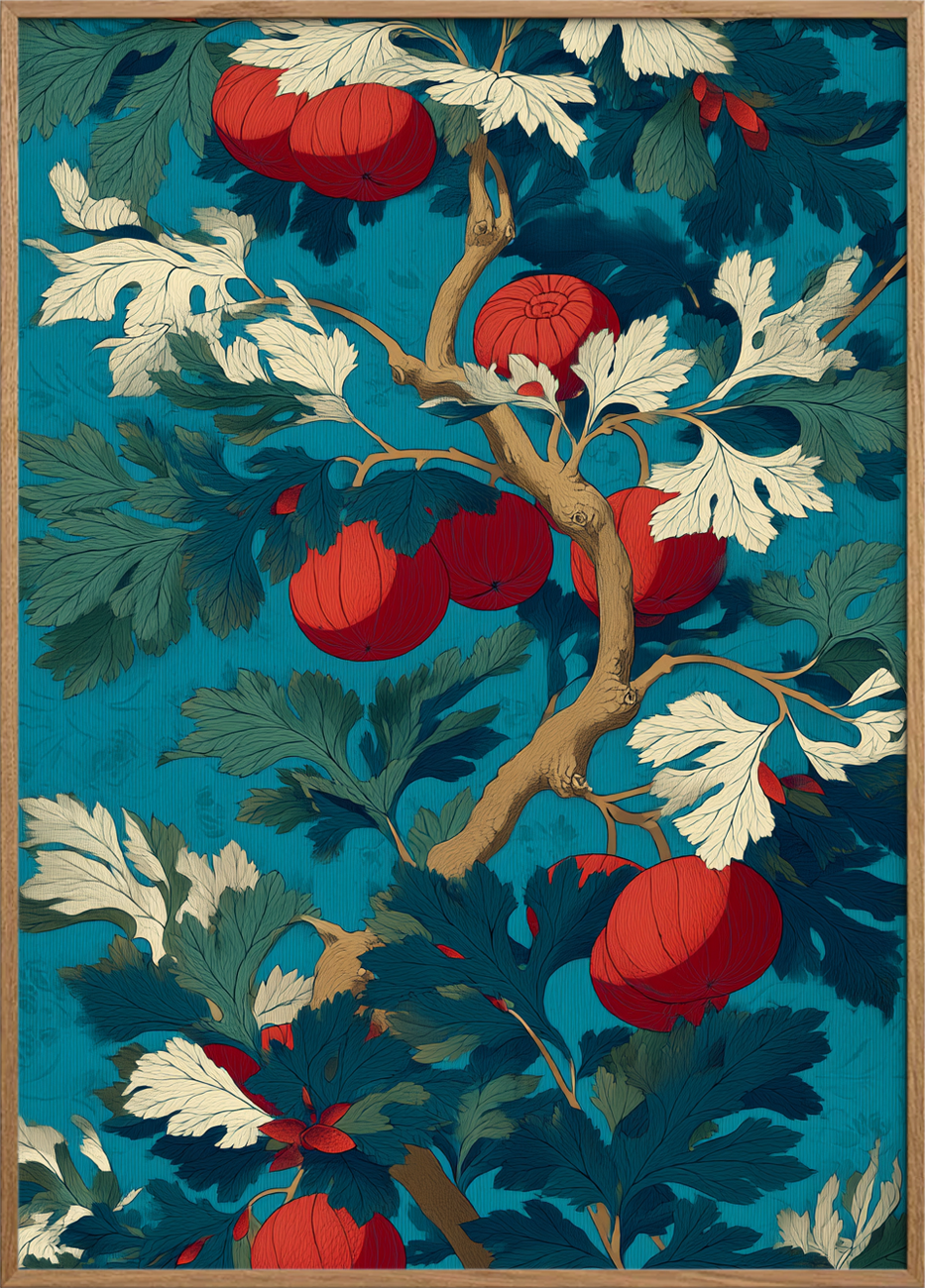 Frugternes stille hvisken - Oak Frame, No Border