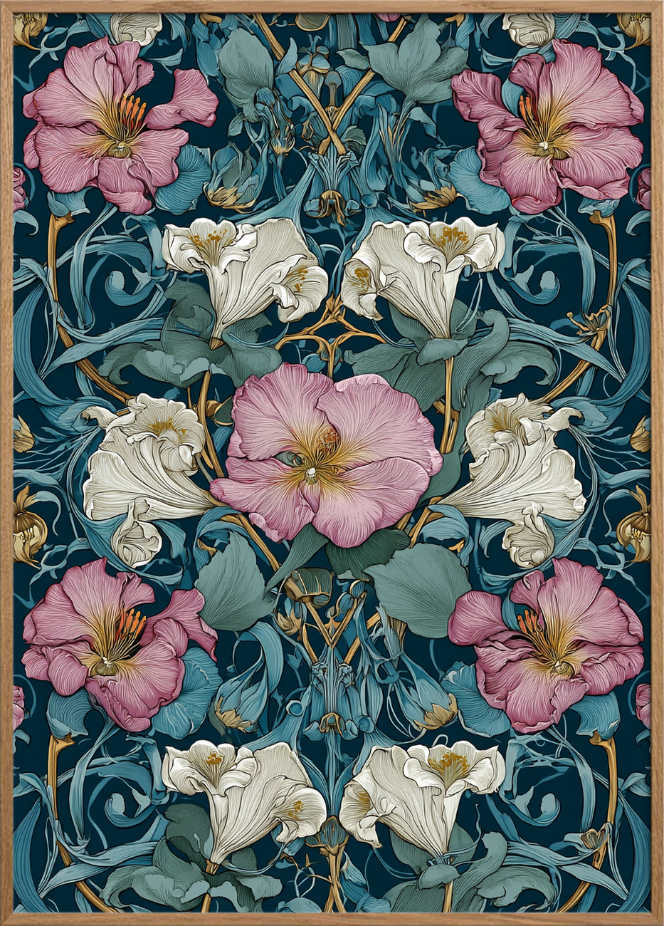 Duftens blide hvisken - Oak Frame, No Border