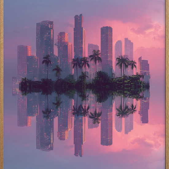 Morgenens bløde hvisken - Oak Frame, No Border