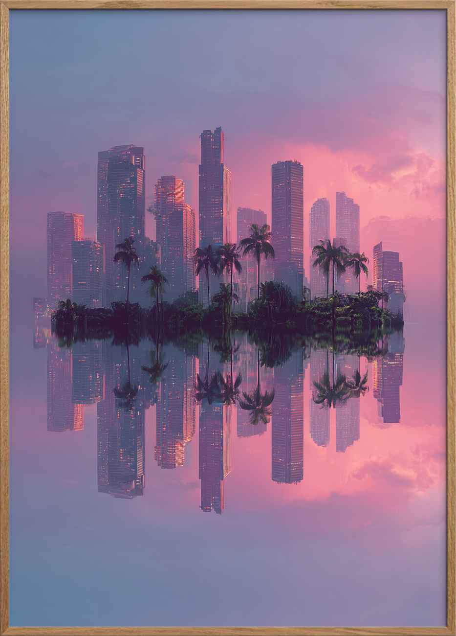 Morgenens bløde hvisken - Oak Frame, No Border