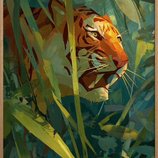 Hviskende brøl i sivene - Oak Frame, No Border