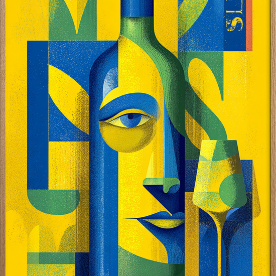 Glassets stille sang - Oak Frame, No Border