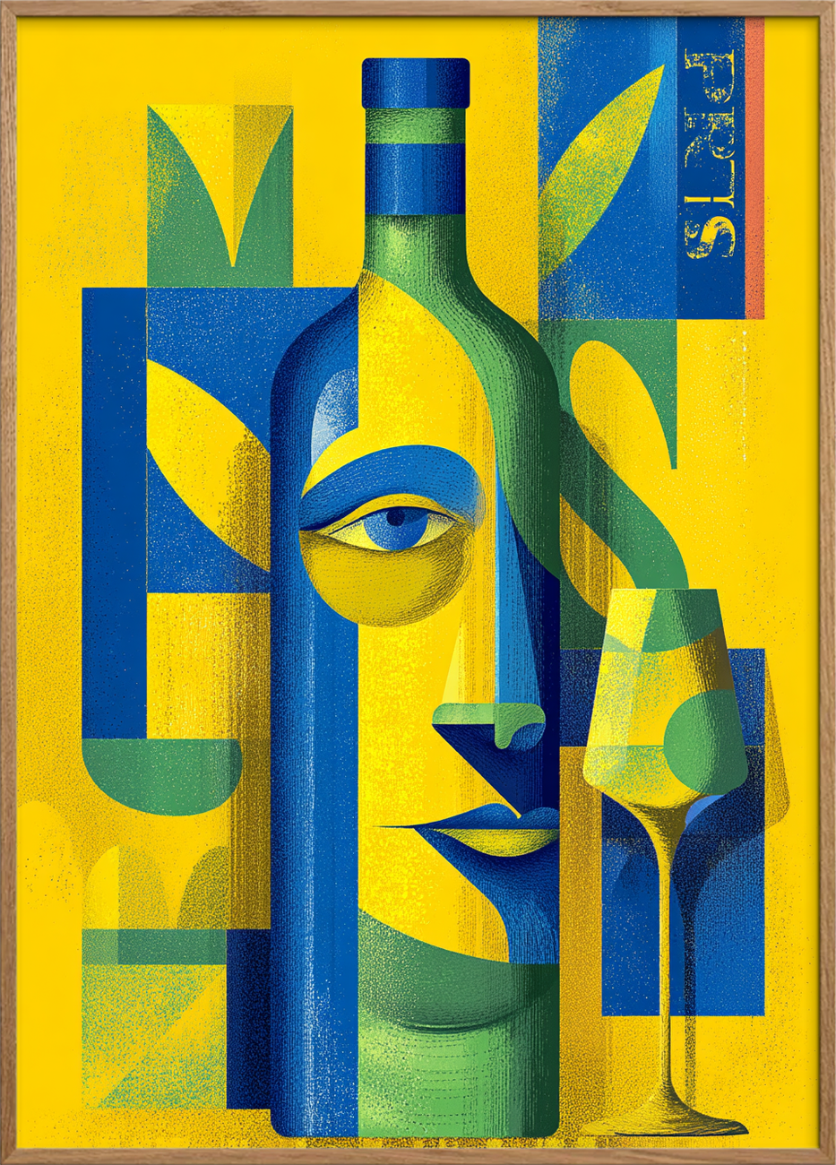 Glassets stille sang - Oak Frame, No Border