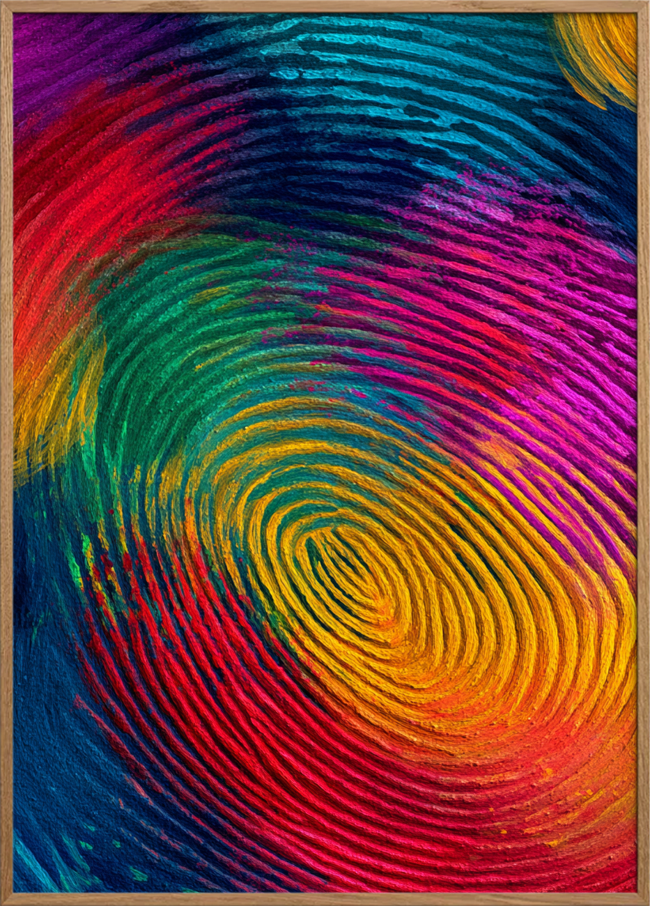 Spiralens sagte sus - Oak Frame, No Border