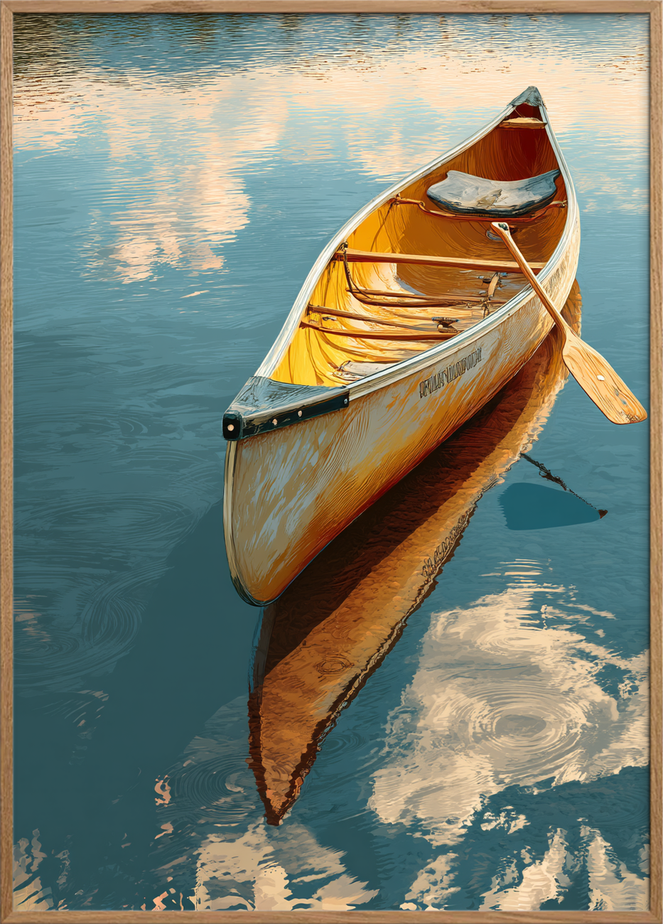 Stille klang fra pagajen - Oak Frame, No Border