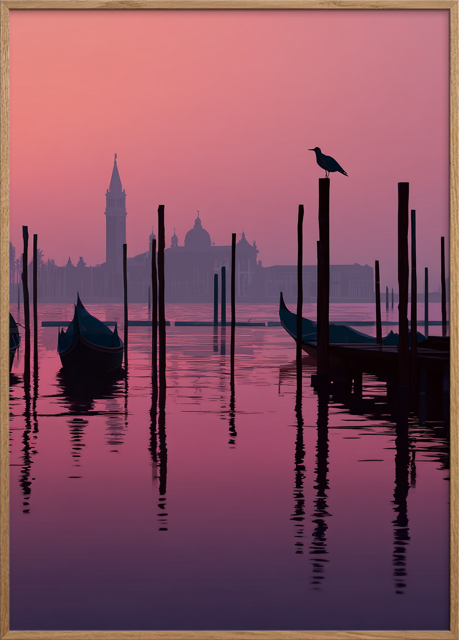 Morgenens salte hvisken - Oak Frame, No Border