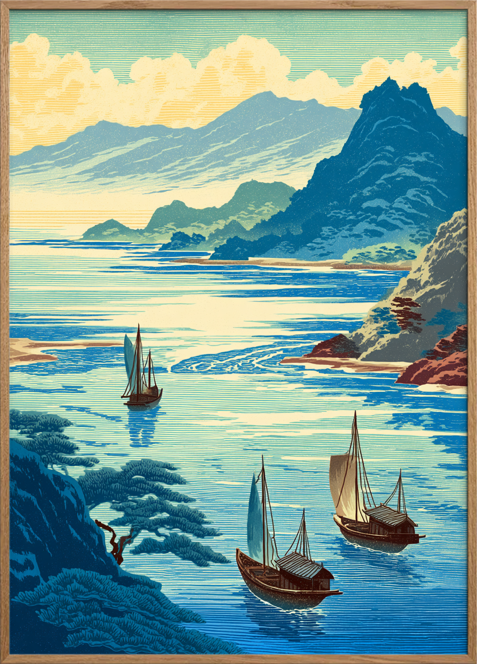 Saltvandets kølige hvisken - Oak Frame, No Border